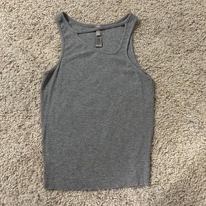 SKIMS Cut Out Gray Tank Sz s